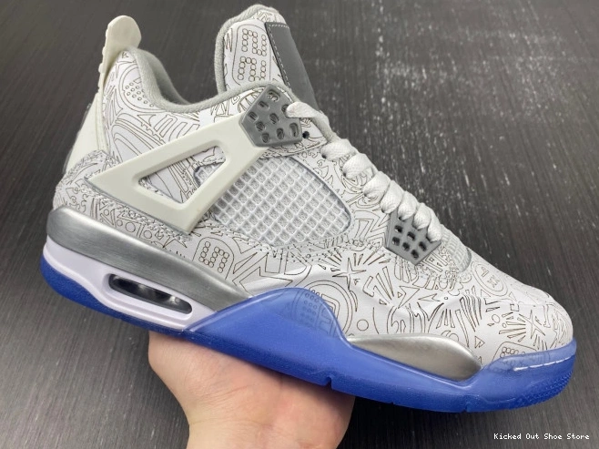 Kick Theory Anniversary 705333-105 Jordan Retro 4 30th Laser 0803